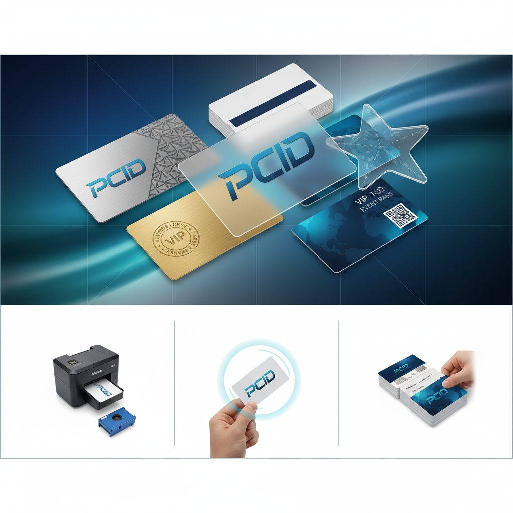 Specialty Cards: Clear, Custom Shapes, and Luxury Metal Cards