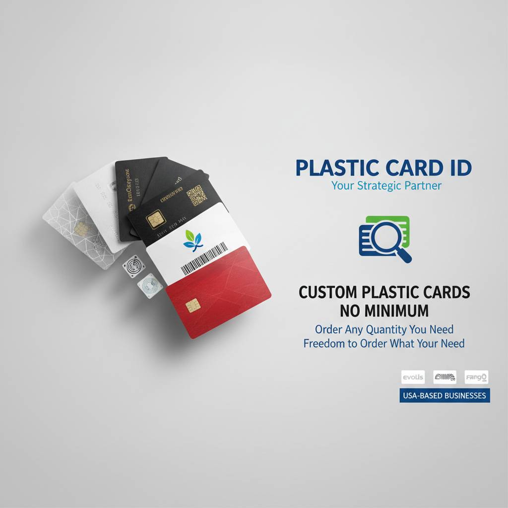 Custom Plastic Cards No Minimum: Freedom to Order What You Need
