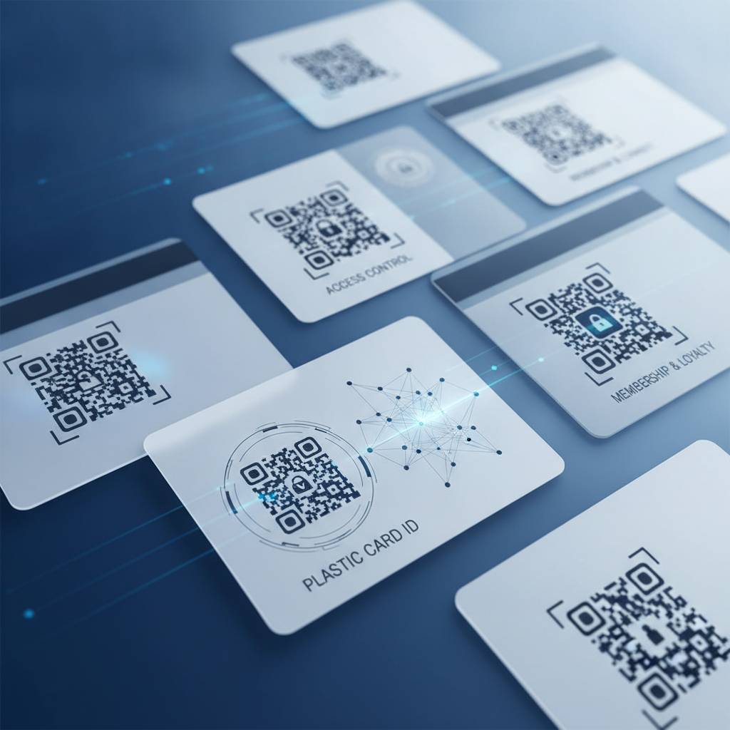 Security and Access Control Cards with QR Technology