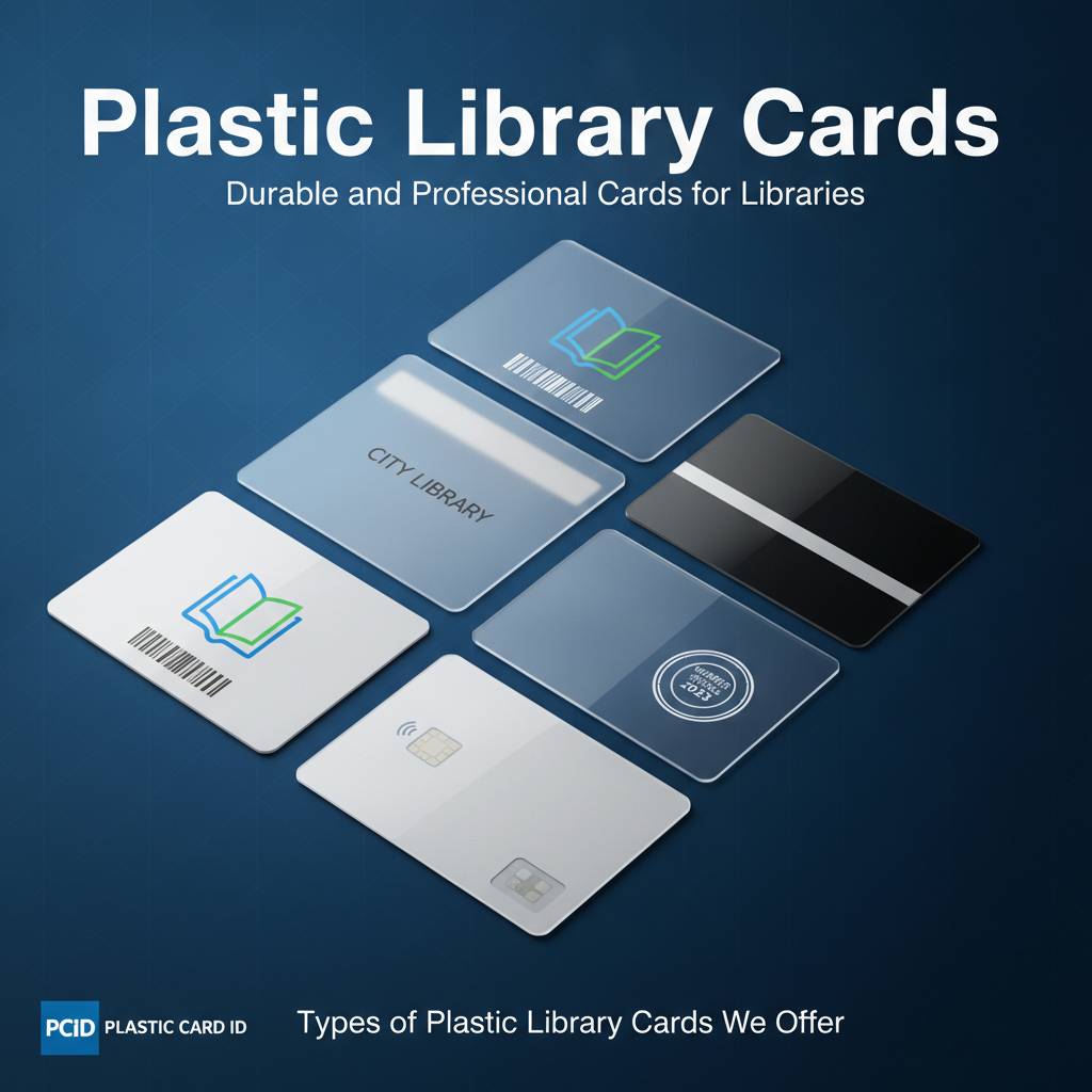 Types of Plastic Library Cards We Offer